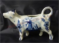 Delft Hand Painted Cow Creamer