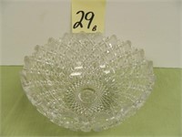 Beautiful 9" Cut Glass Bowl