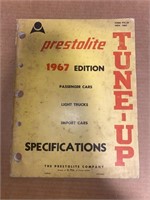 PRESTOLITE 1967 Specifications TUNE-UP Passengers