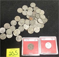 1943 Steel War Pennies Assorted Lot