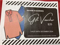 XAVER Cleaners $25 gift voucher