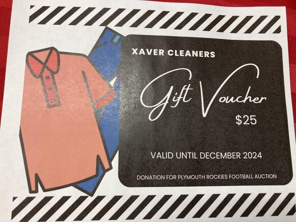 XAVER Cleaners $25 gift voucher