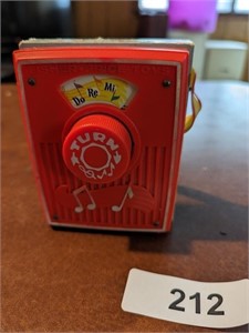 1969 Fisher Price Pocket Radio Music Box