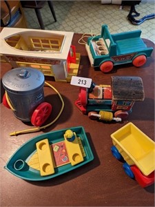 Assorted Vintage Fisher Price Toys