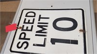 Steel Speed Limit Sign