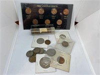 Bag Assorted Vintage USA Coins -  As Pictured