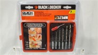 NEW Black & Decker 7pc Drilling Set