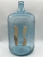 Antique 5 Gal Glass Arrowhead Puritan Water Bottle