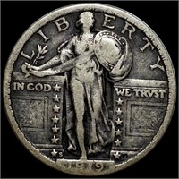 1919-S Standing Liberty Quarter NICELY CIRCULATED