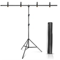 HEMMOTOP Portable T Shape Backdrop Stand,5x8.5ft A