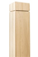 300N - Notched Newel - 3" x 48" - Clean Routed Des