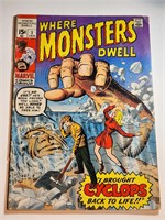 MARVEL COMICS WHERE MONSTERS DWELL #1 BRONZE AGE