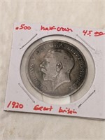 1920 GB Half Crown Silver