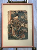 Utagawa Kunisada Signed Japanese Woodblock Print