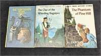 3 1960s & 1970s Nancy Drew Mystery Stories Hardcov