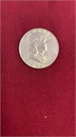 1963 FRANKLIN SILVER HALF DOLLAR