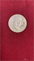 1960 FRANKLIN SILVER HALF DOLLAR