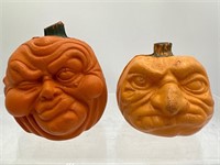 Vintage Todd masters foam Halloween pumpkins