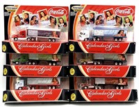 (6) Matchbox 50th Anniv. Calendar Girls Coca-Cola