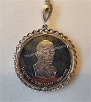 (K) Harry S. Truman Coin in Bezel