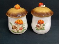 1970's Sears Merry Mushroom Canisters