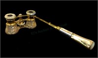 Lemaire Fabi French Mop & Brass Opera Glasses