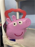 peppa pig creativity set  in hard purse case