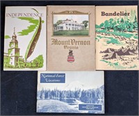 Vintage Historical National Land Mark Booklets