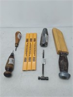 lot of assorted tools