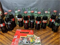 Collection of Commemorative Coca Cola Bottles