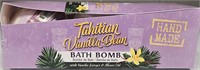 Bath Bomb Tahitian Vanilla Bean Tree Hut  6 Bombs