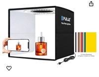 Puluz 12x12 in foldable led light studio box