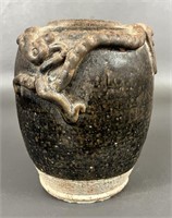 Chinese Song Dynasty Stoneware Dragon Jar