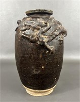 Chinese Song Dynasty Stoneware Dragon Jar