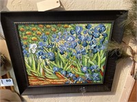 Artist signed original painting, framed, 29"Wx25"T