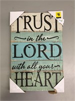 Trust in the Lord Home Decor