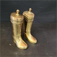 Brass Boots Bookends