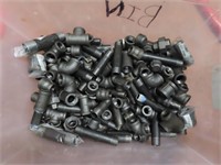 Big Lot of Black Gas Pipe Fittings *Most New*