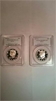 1995 s and 1997 S silver half dollars