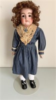 Antique jointed leather body doll