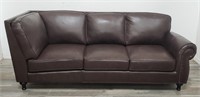 Abbyson faux leather sofa