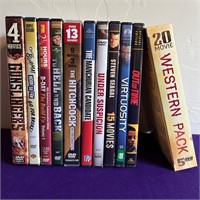Hitchcock, War, Westerns DVDs
