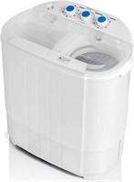 Deco Home Compact Washing Machine with Twin Tub fo