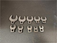 Craftsman Open-End Crowfoot Wrench Set. Read