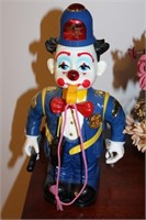Battery operated police clown