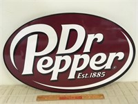 AUTHENTIC DR PEPPER ADVERTISING SIGN