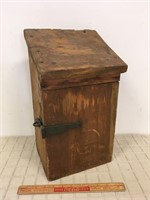 EARLY DOCUMENT BOX FROM LOCAL DOWNTOWN BUILDING