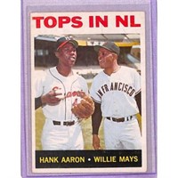 1964 Topps Hank Aaron/willie Mays Nice Shape