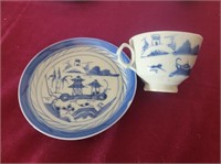 Canton Tea Cup and Saucer