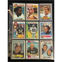 (18) Different Vintage Football Cards Nice Shape